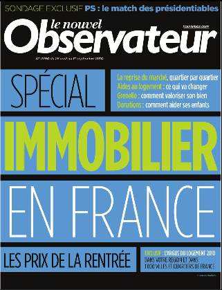 Le Nouvels Obs spécial immobilier