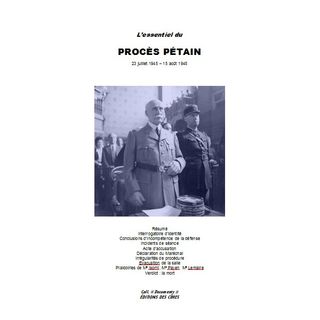 L'essentiel du Procès Pétain