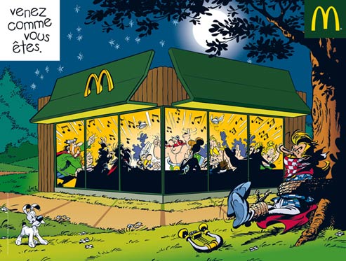 Astérix au McDo